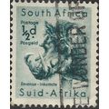 SOUTH AFRICA, MAMMAL, Warthog, blue 1954, ½d, #5