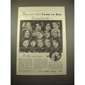 1930 Lux Soap Ad w/ 14 Movie Stars - Joan Crawf...