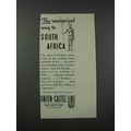 1932 Union-Castle Line Cruise Ad - To South Africa
