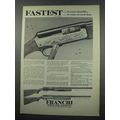 1965 Franchi Dynamic 12 and Automatic Shotgun Ad