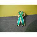 Green Ribbon Lapel Pin