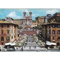 Roma Piazza di Spagna Italy Postcard unused VGC