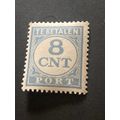 Briefmarke Niederlande 8 Cent 1938 Michel P 73 ...