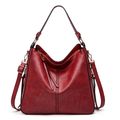 Women Vegan Leather Handbags Tote Purse Shoulde...