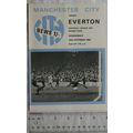 1969 programme Manchester City v. Everton, Leag...