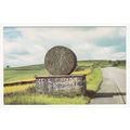 A Millstone Boundary Sign Peak District Postcar...