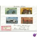 DDR FDI Cover 1982 - SG E2382-E2385 - Post Offices