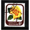 NEW ZEALAND 1975 5c Diamond Jubilee Rose Sg 109...