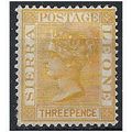 Sierra Leone 1889 SG32 3d Yellow Mounted Mint ..