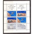 ROMANIA 1971 AIR MOON MISSIONS LUNA 16 & 17 SHE...