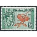 Pitcairn Islands 1940 SG1 1/2d Orange & Green M...