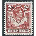 Northern Rhodesia 1941 SG32 2d Carmine-Red Moun...