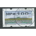 GER 100pf 'DEUTSCHE BUNDESPOST' MACHINE LABEL (...