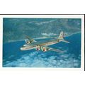 Aviation AMERICAN AIRLINES DC-7 Postcard by Pla...