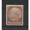 Germany.SG494B 3pf Pres van Hindenburg (Brown)....