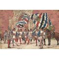 Art ISTRICI Contrade di Siena Postcard (Istitut...