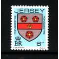 JERSEY 1981 SG 255 6p PONG DESTRE ARMS U/M MINT #