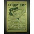 1902 Lifebuoy Soap Ad - An exceptional offer