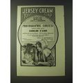 1900 Williams' Jersey Cream Toilet Soap Ad - Ph...