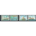 barbados stamps sg613 sg 613 ships mnh set