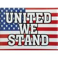 United we Stand American Flag Fridge Magnet