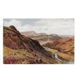 ARTIST DRAWN POSTCARD OF PRECIPICE WALK DOGELLE...