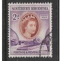 SOUTHERN RHODSIA 1953 QUEEN ELIZABETH II 2d RHO...