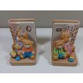 teddy bear book ends china
