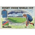 Namibia Team Rugby Union World Cup 1999 Postcard