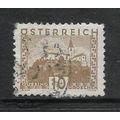 AUSTRIA 1932 LANDSCAPES 10g GUSSING BROWN SG 67...
