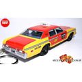 RARE KEYCHAIN RED™ TAXI CAB DODGE MONACO CHECKE...