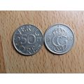 Sweden 1980 50 Ore Coin