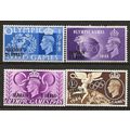 Bahrain 1948 Olympic Games Set SG63-66 Mounted ...