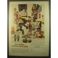 1961 Hong Kong Tourist Association Ad - art by ...