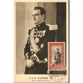 Monaco Postcard 1950 - Enthronement of Prince R...