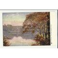 780 SOUTHPORT Hesketh Park Lake Oilette Postcard