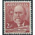 Australia 1949 SG233 2 1/2d Lake Mounted Mint ....