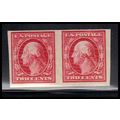 344 2c George Washington Fine MHR Pair K2771