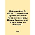 Weidemeyer A. Overview of the most important ev...