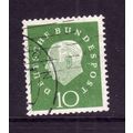 GERMANY 1959 SG B179 10pf GREEN PRES HEUSS FINE...