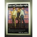1969 Lee Leens Slacks Ad - Are Saturday Night