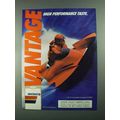 1988 Vantage Cigarettes Ad - High Performance Taste