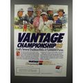 1988 Vantage Cigarette Ad - Golf Championship 88