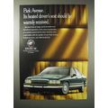 1994 Buick Park Avenue Car Ad - Heated Driver's...