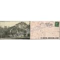 CT New London Postcard Public Library Street Sc...