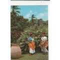 Local Dress Martinique Postcard unused VGC