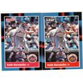 TWO Keith Hernandez baseball cards 1988 Donruss...