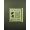 1950 Rogers Peet Trout-fly Cuff Links Advertise...