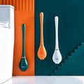 Silicone Toilet Brushes With Holder Set Wall Mo...