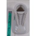 Miniature Porcelain Baby Shoe - Yellow-breasted...